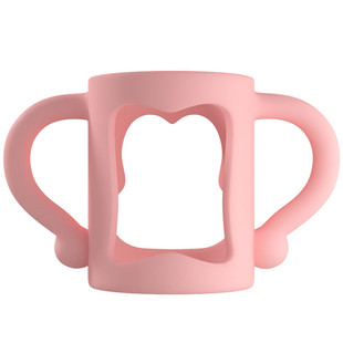 适配宽口径奶瓶把手新安怡方形奶瓶手柄配件贝亲NUK硅胶保护套