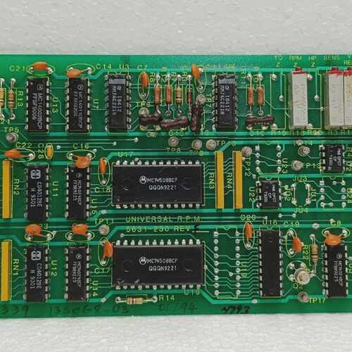 WDC 5631-230 REV F UNIVERSAL R.P.M. CIRCUIT BOARD WIRELESS D