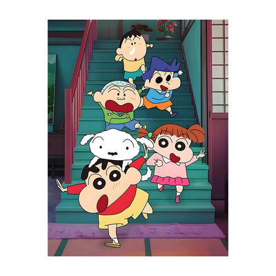 60张蜡笔小新海报墙贴房间卧室宿舍墙面可爱装饰布置氛围动漫五一