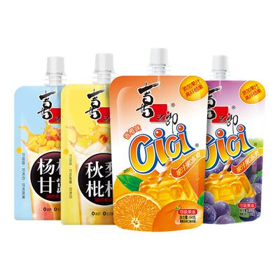 喜之郎CiCi果冻爽吸的果冻秋梨枇杷杨枝甘露银耳羹金银花柚子汁