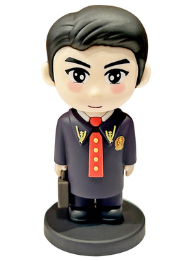 蜀泰卫士创意F官公仔摆件