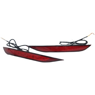 适用于15-17款大众朗逸改装LED流光后杠灯专用刹车警示灯后尾杠灯