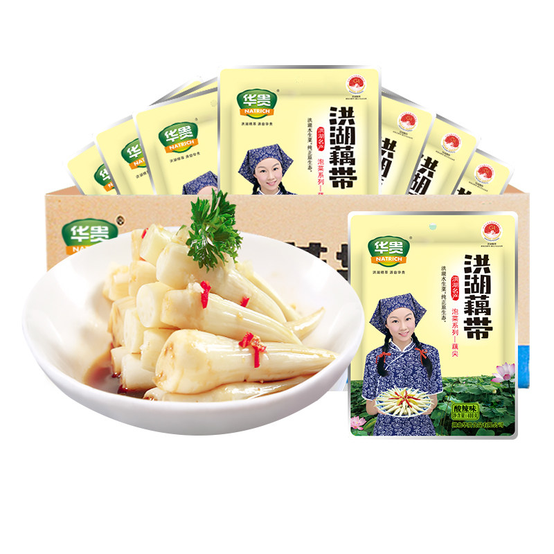 华贵洪湖酸辣泡藕尖400g*20袋