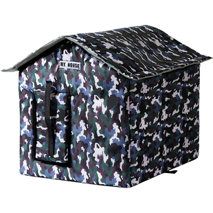 流浪猫窝户外冬天保暖封闭式防水防雨过冬用猫房子猫咪躲避屋狗窝