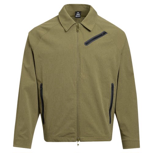 安德玛官方奥莱UA 男子梭织透气跑步健身训练双拉链运动宽松外套