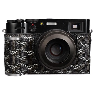 适用于富士x100vi保护套复古花纹相机半套手柄底座壳x100vi皮套