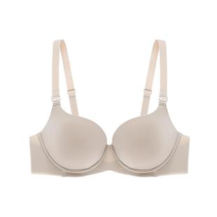 怡倩【舒适度】大胸无痕内衣女聚拢收副乳防下垂美背光面薄款文胸