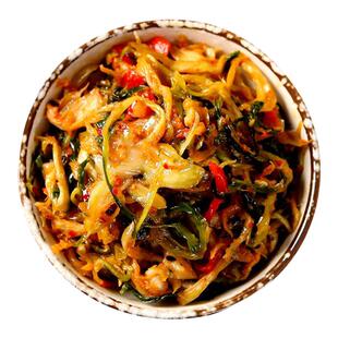 安徽芜湖特产新菜繁昌荻港香菜白菜农家酱荻港小张香菜配粥下饭菜