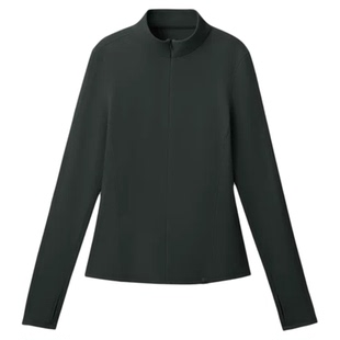 蕉下女士半拉链修身摇粒绒打底衫PM002秋冬保暖瑜伽服新款健身服