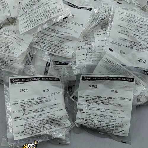 【请询价】SMC管道型真空过滤器ZFC75，可换滤芯，65个独立包装未