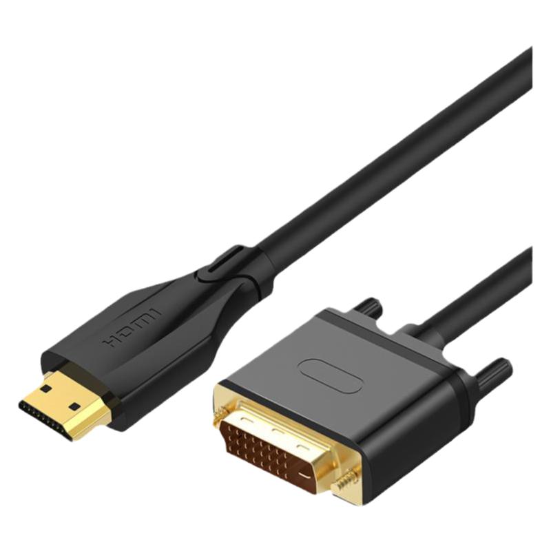 hdmi转dvi公接口hdni转dvi线母头电脑显示器转接线电视连接投影仪