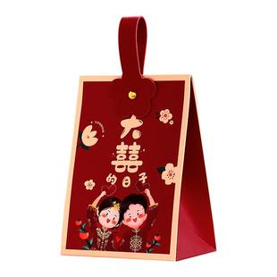 喜糖盒结婚喜糖盒子2026新款婚礼喜糖礼盒糖果包装袋子伴手礼空盒