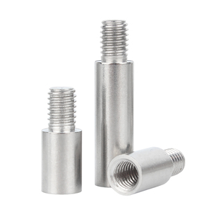 304不锈钢单头圆形螺母柱圆型加长螺母圆柱型加长圆柱螺母M3M4M5