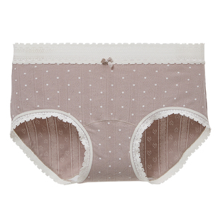 六只兔子A类棉内裤女10A抑菌加长全棉裆短裤中腰包臀甜美风三角裤