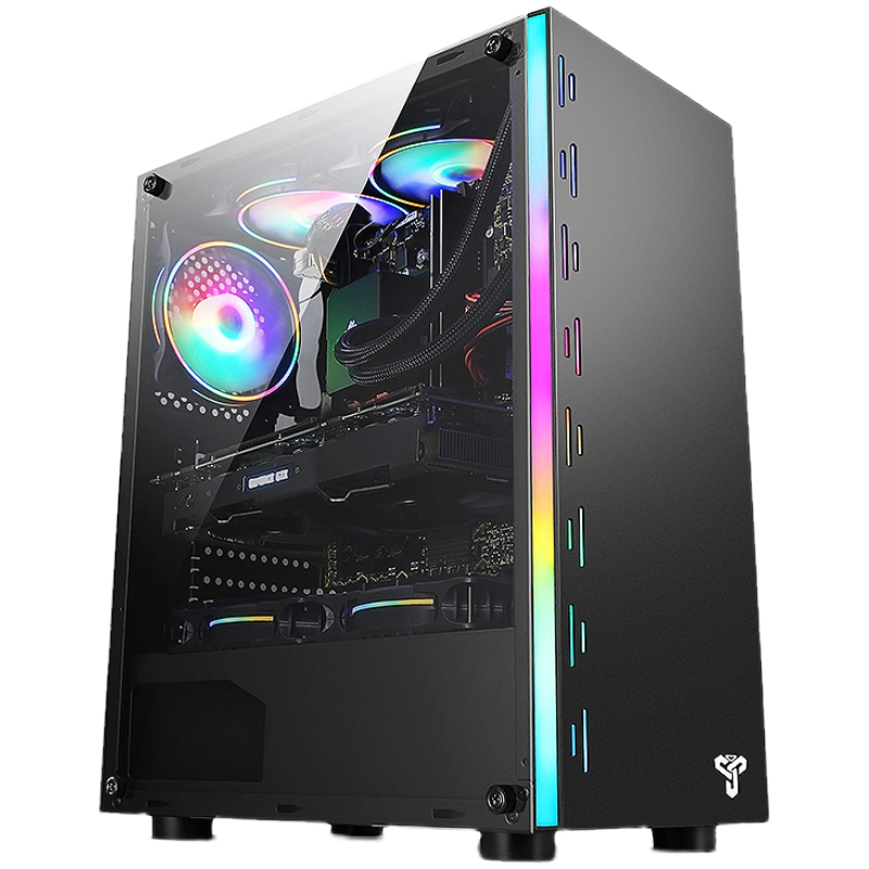 酷睿i5 12400F RTX2060/3060台式电脑主机全套DIY高配网吧电竞吃鸡游戏lol网红主直播组装10400