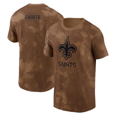 NFL球衣男夏季致敬版圣徒New Orleans Saints运动长袖宽松短袖T恤