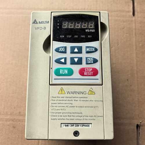 议价VFD007B23A 台达变频器 0.75KW 220V 实