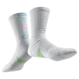 斯伯丁篮球袜男女跑步中长筒毛巾底专业精英袜室内羽毛球运动袜子