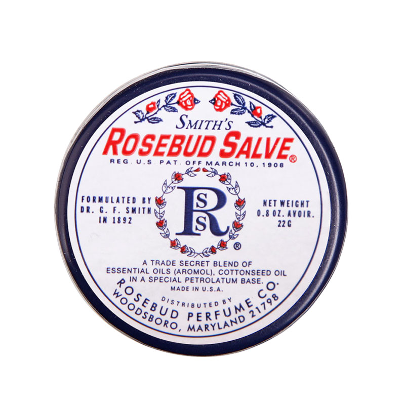 美国授权Rosebud Salve玫瑰花蕾膏保湿滋润护唇凡士林唇膏唇膜22g