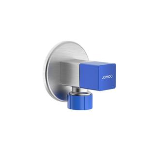 九牧角阀全铜三角阀冷热水阀门开关三通分水阀加厚一进二出分水器