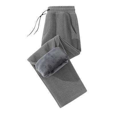 唐狮冬季灯芯绒直筒裤子男款