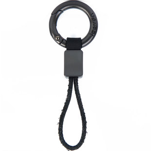 汽车钥匙扣挂绳圆环绳带高档男士女士刻字真皮适用于丰田宝马领克