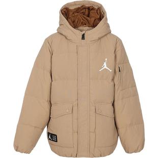 【自营】NIKE耐克小童JORDAN连帽夹克外套短款羽绒服 FV2824-200