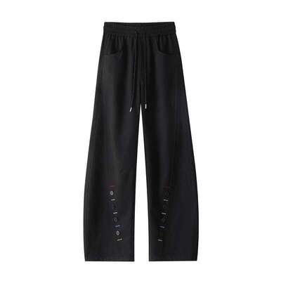 NOLOGOPLUS男士弯刀裤长子春季