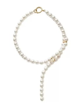 王子文同款项链高级感轻奢小众搭配衣服超美优雅夸张珍珠毛衣链女