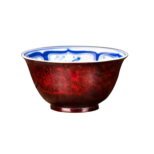 非遗传承人林剑军纯手工大漆主人杯茶杯家用高档中式陶瓷漆器茶具