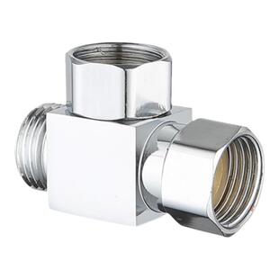 全铜体带活接三通角阀四分内外丝转接口一进二出分水阀接头分水器