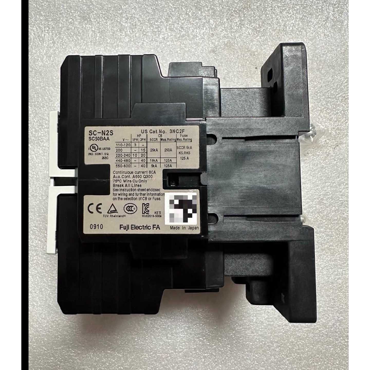 【议价-可维修】FUJI 接触器 SC50BAA SC-N2S/二手均有货