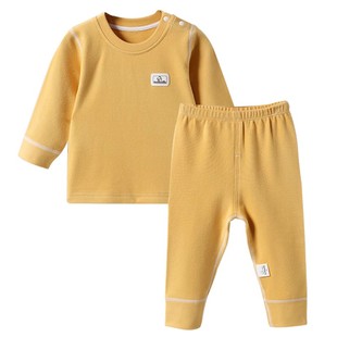 婴儿打底衫秋冬季德绒套装睡衣新生宝宝加厚保暖贴身打底内搭衣服