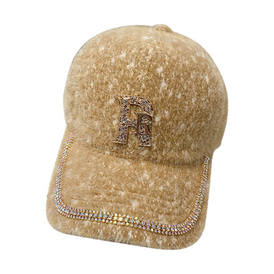 女百搭韩版时尚保暖鸭舌帽帽子