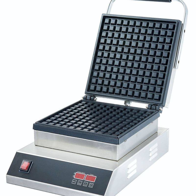 电热方形蜂窝华夫饼机华夫炉不粘锅松饼机商用大格子可丽饼烤饼机