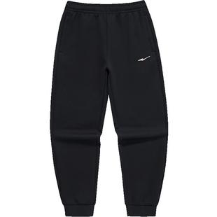 鸿星尔克加绒运动裤女冬季女士卫裤休闲裤小个子女裤加厚裤子女款