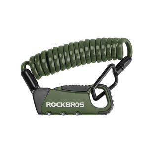 洛克兄弟便携头盔锁公路自行车电动摩托车骑行密码锁行李箱防盗锁