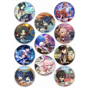 58mm吧唧图案代打印 吧唧柄图A4铜版纸清晰徽章胸针勋章制作图案