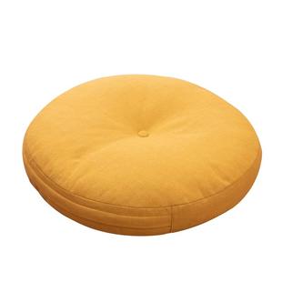 棉麻蒲团坐垫圆形加厚北欧客厅地上日式榻榻米坐墩飘窗垫子可拆洗