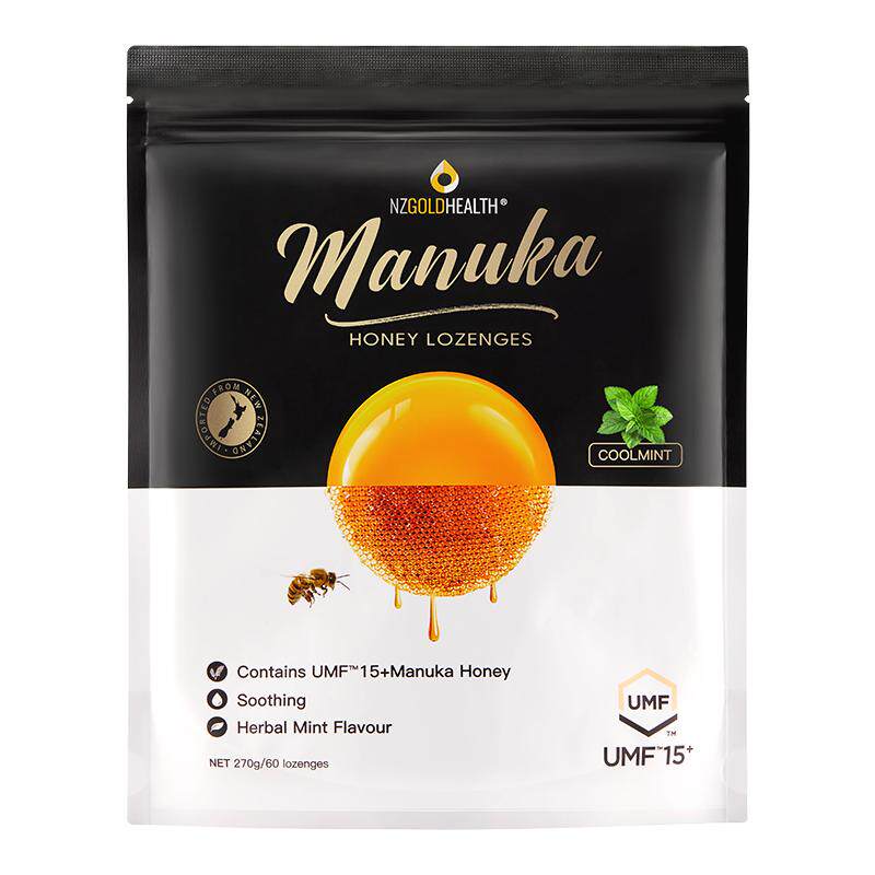 麦卢卡蜂蜜润喉糖新西兰薄荷糖