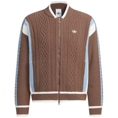 滔搏adidas阿迪达斯三叶草男子时尚百搭时尚休闲毛衣开衫KS5963