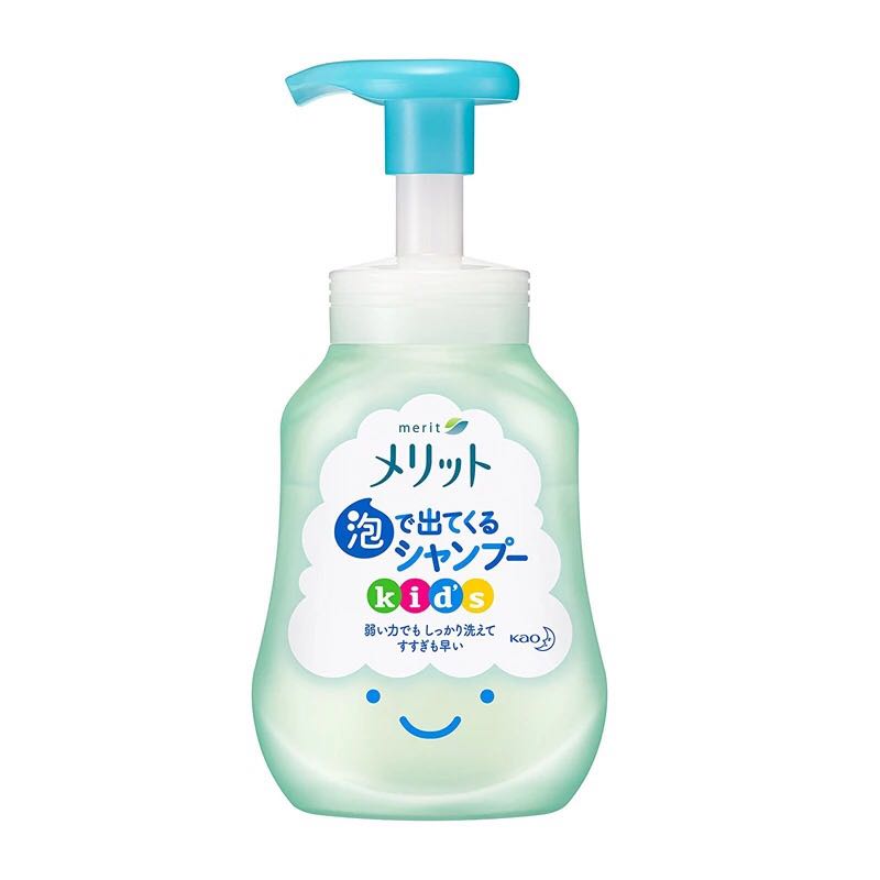 新到货日本本土花王儿童宝宝泡沫洗发水护发素无泪配方植物300ml