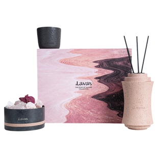 【七夕限定】Lavas自然循息香薰礼盒 扩香晶石车载香薰蜡烛礼盒
