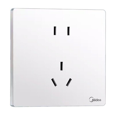 美的开关插座面板家用86型