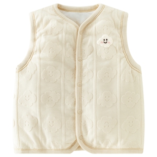 aqpa爱帕儿童婴儿马甲夹棉棉服秋冬保暖新生儿宝宝背心坎肩外穿