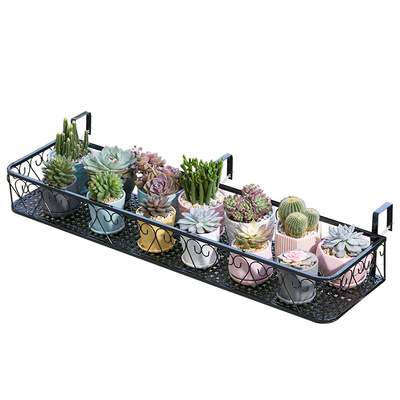 阳台栏杆花架置物架悬挂挂式花盆架托架窗台护栏挂架铁艺架子新款