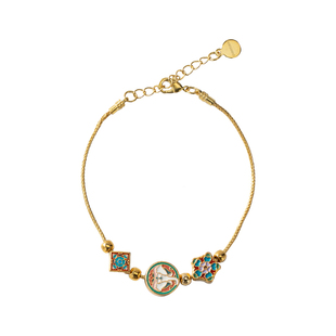 敦煌研究院 集福万花手链 博物馆文创首饰气质国潮生日礼物送女生