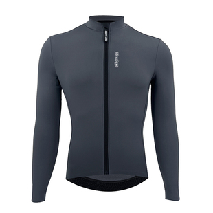 秋冬抓绒骑行服男款公路车自行车服女款修身加绒加厚绒衣保暖透气