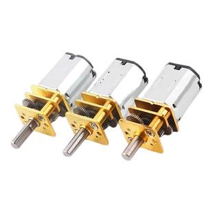 N20减速电机微型直流齿轮慢速小马达直流减速电机3V6V12V轴长10mm