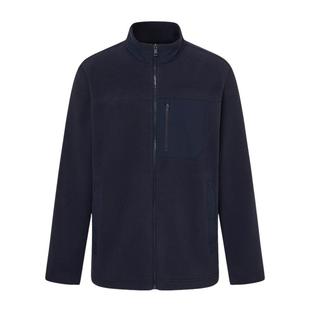 【冬季新品】GOLDEN BEAR/金熊 新款男装立领开衫摇粒绒外套